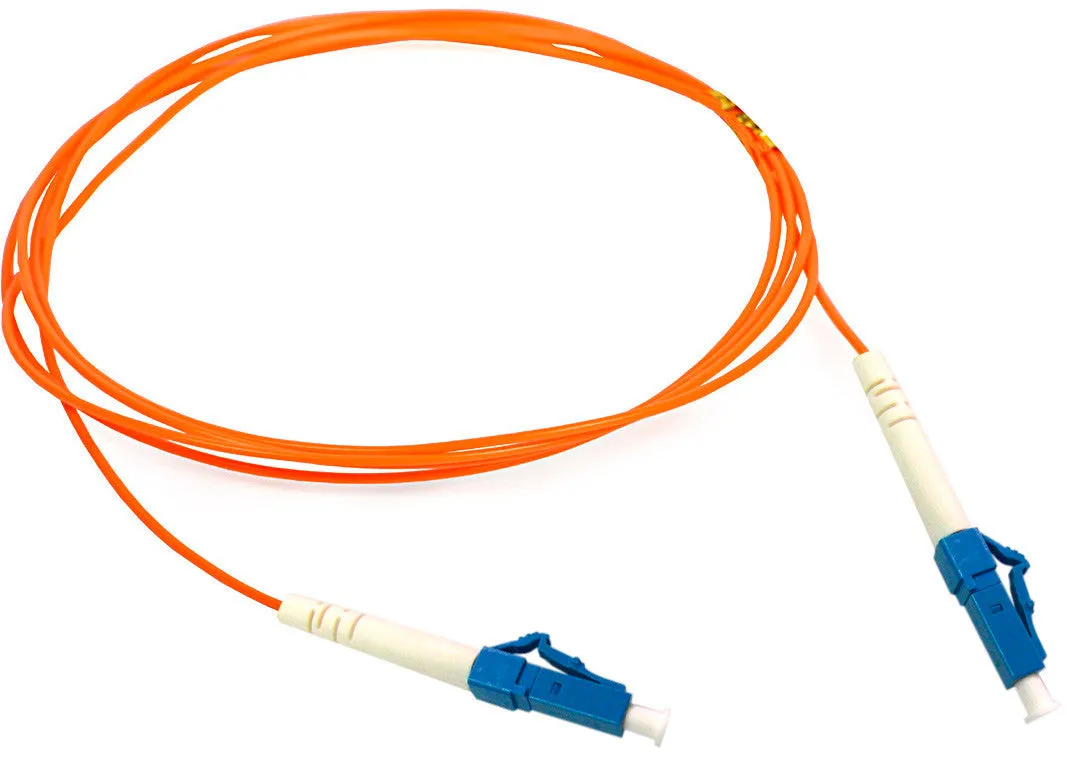 5-Meter 62/125 Fiber Optic Patch Cable Multimode Simplex LC to LC - Orange