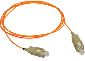 5-Meter 62/125 Fiber Optic Patch Cable Multimode Simplex SC to SC - Orange