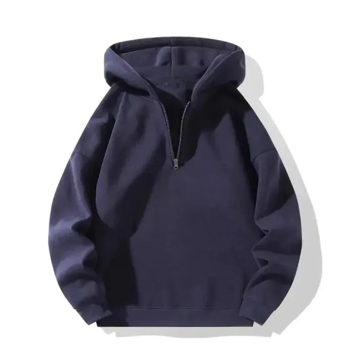 Autumn And Winter Men's Zipper Hoodie Loose Sports Sweater