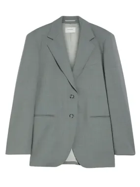 Baffo Oversized Blazer in Light Grey