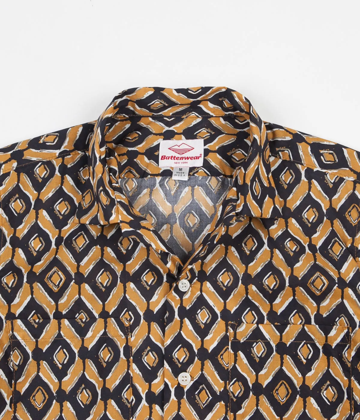 Battenwear Five Pocket Island Shirt - Brown Print