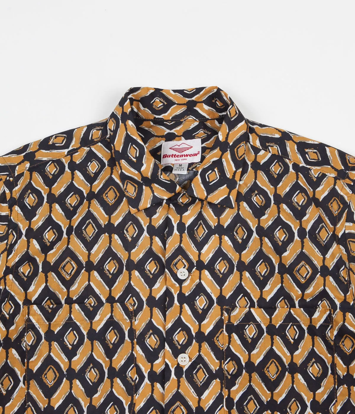 Battenwear Five Pocket Island Shirt - Brown Print