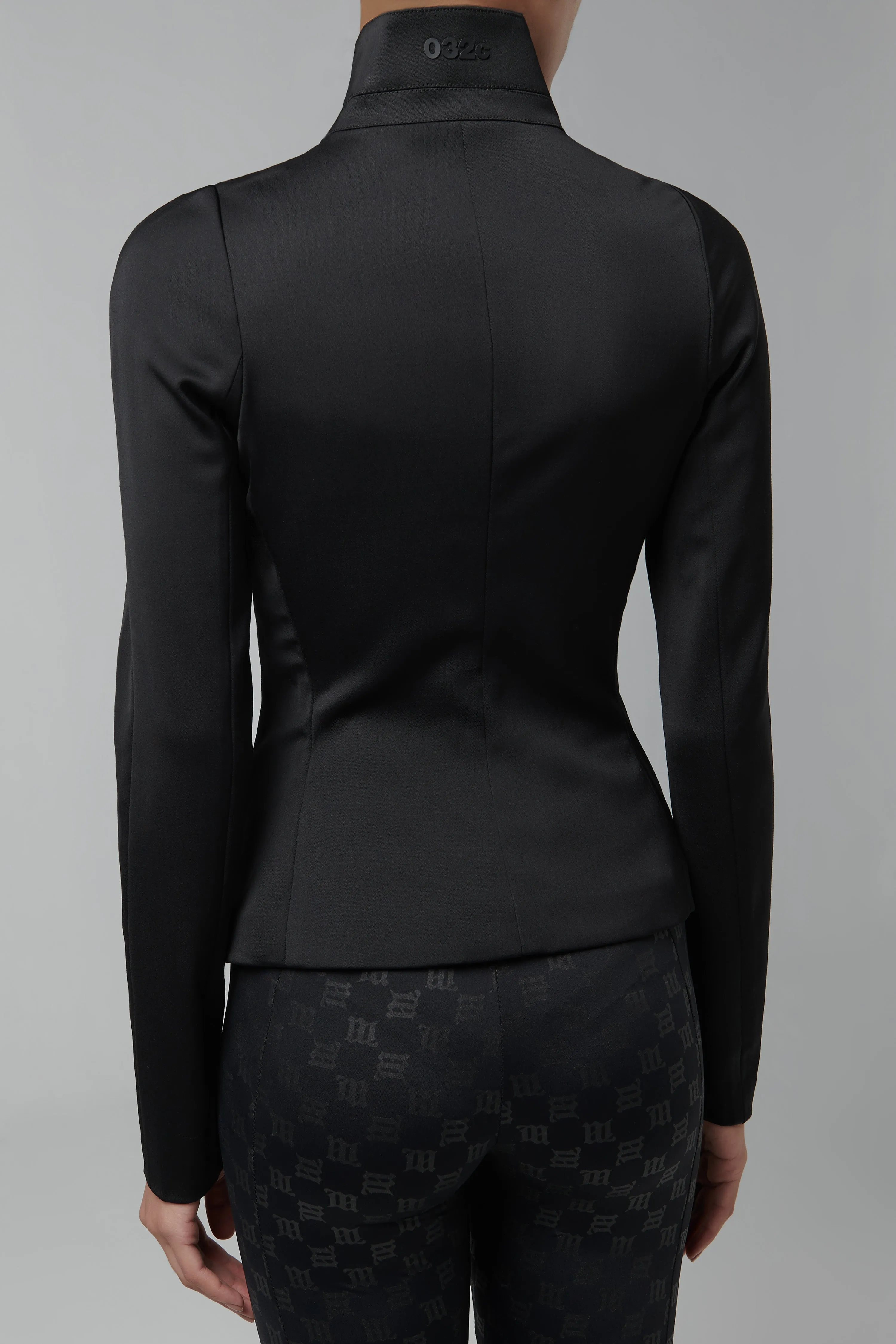 Black Gattaca Tight Fit Jacket