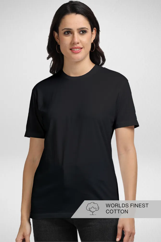 Black Supima Cotton T-shirt for women