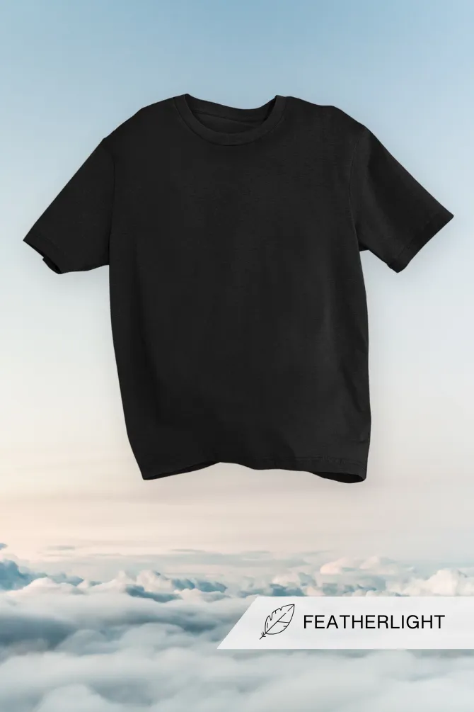 Black Supima Cotton T-shirt for women