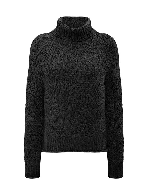 Black Turtleneck Sweater