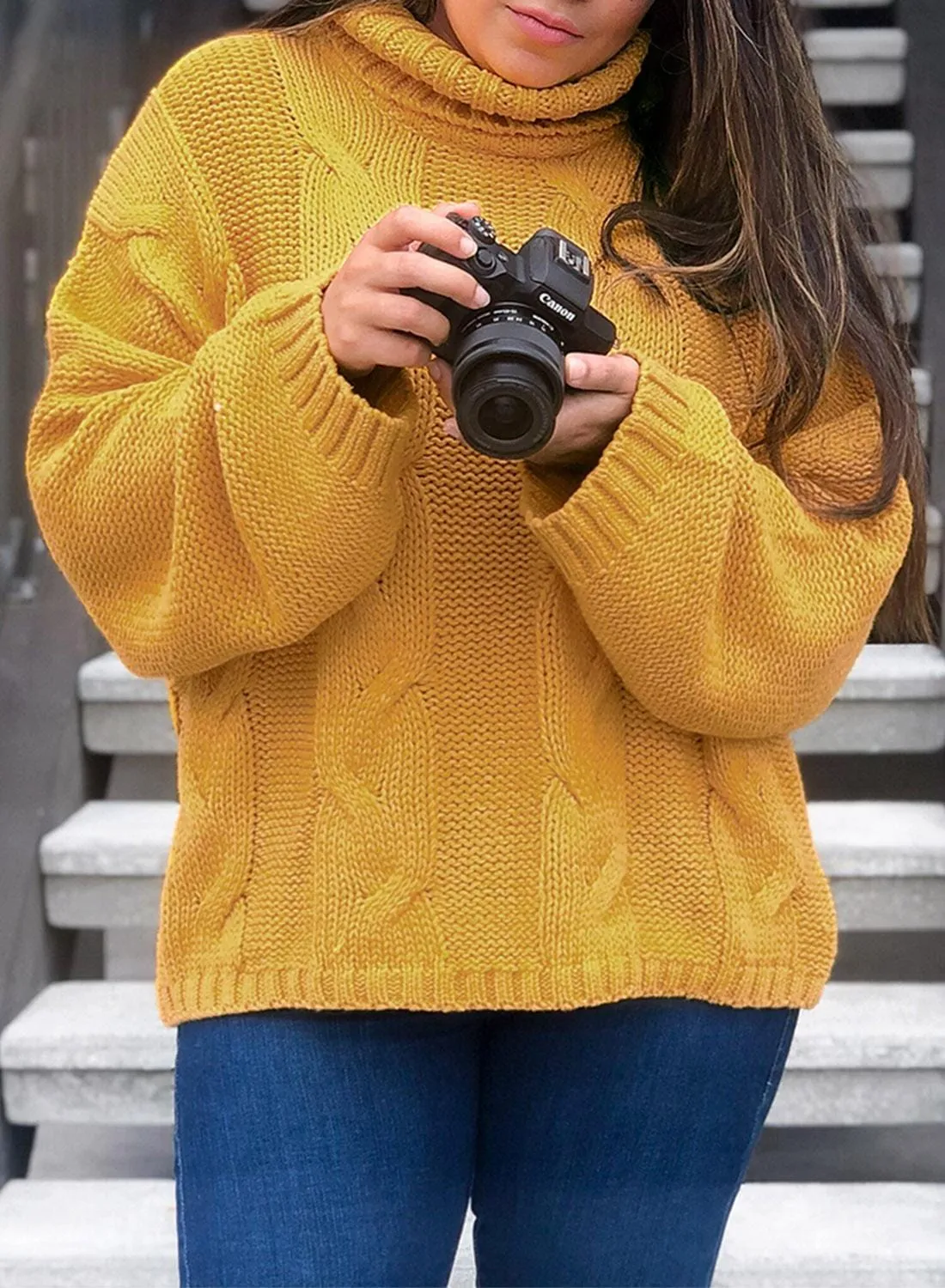 Black Turtleneck Sweater