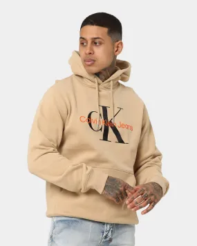 Calvin Klein Monogram Hoodie Tawny Sand/Black