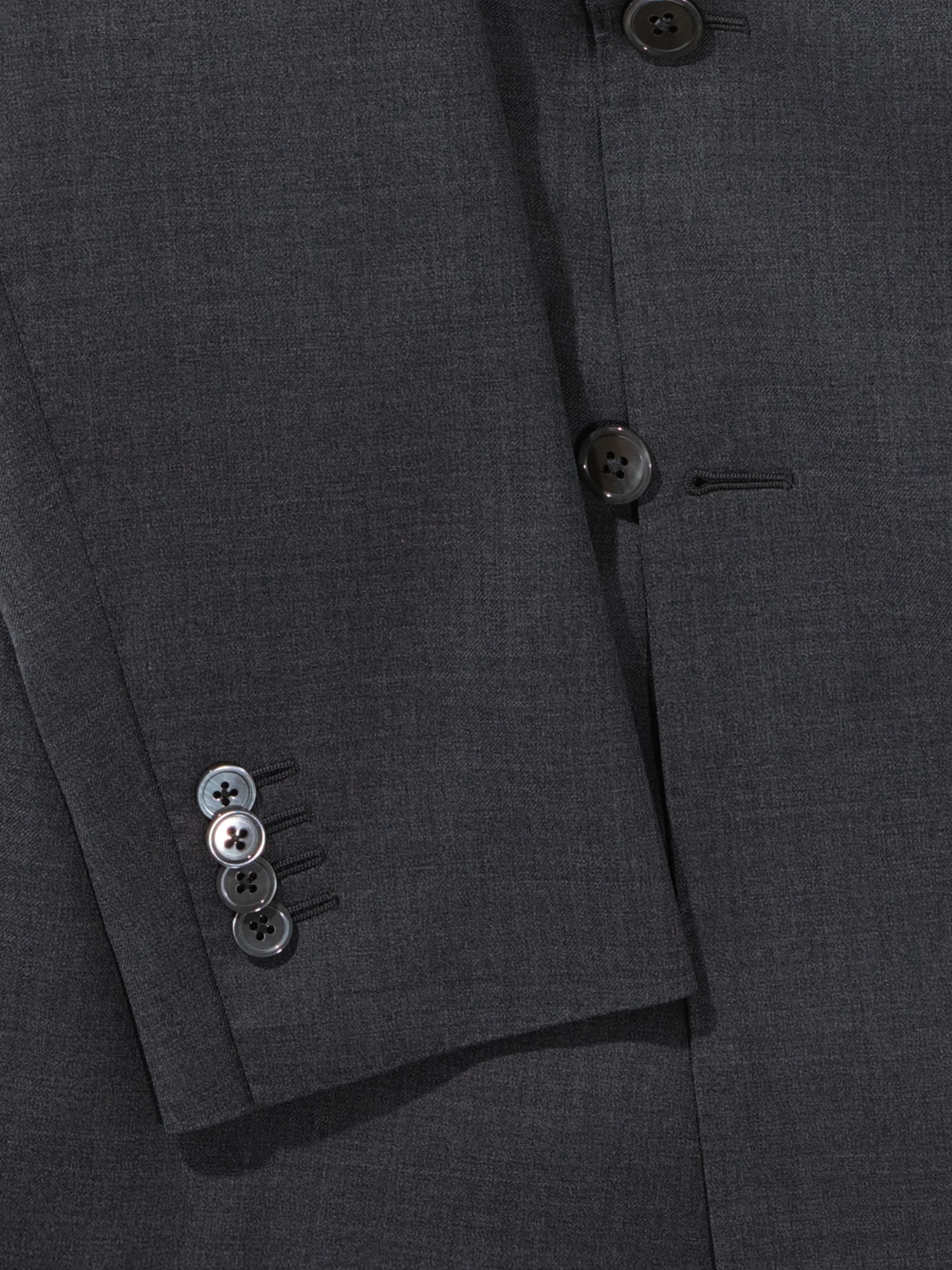 Charcoal Grey S130 Wool Suit (DB)