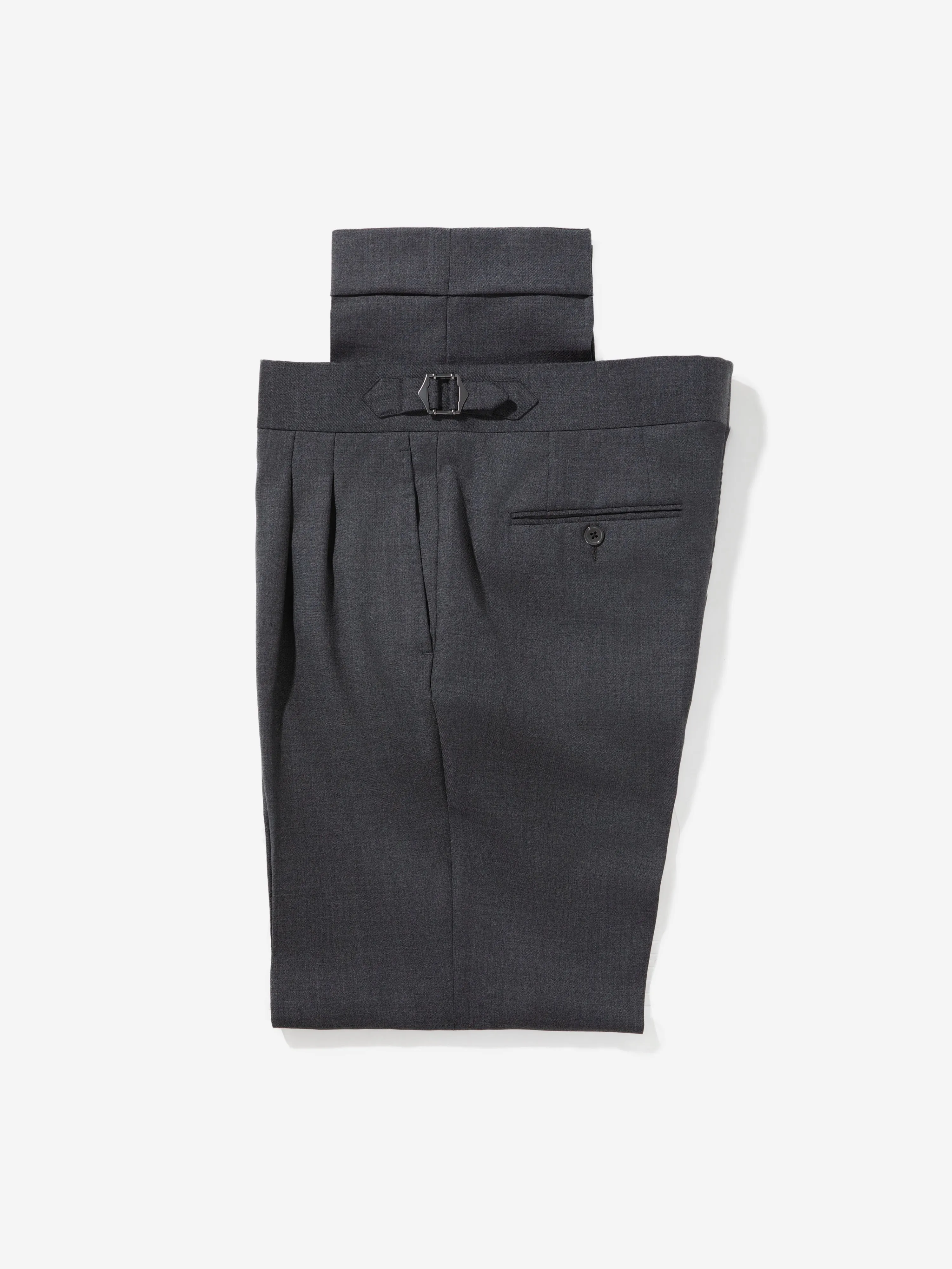 Charcoal Grey S130 Wool Suit (DB)