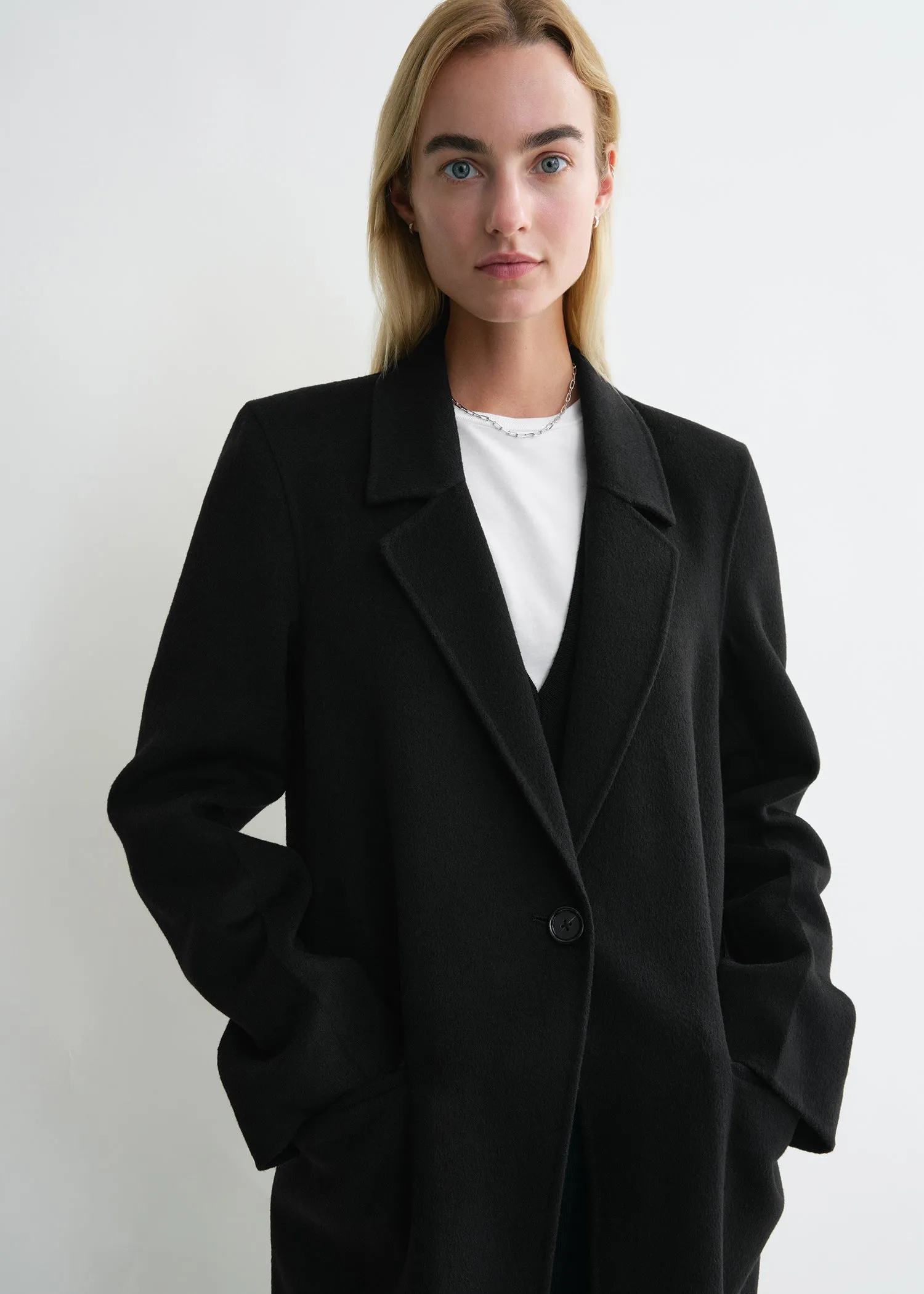 Classic doublé coat black