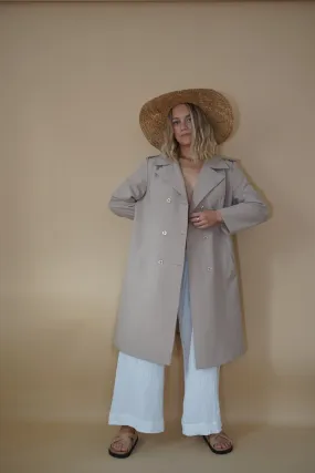 classic tan trench coat