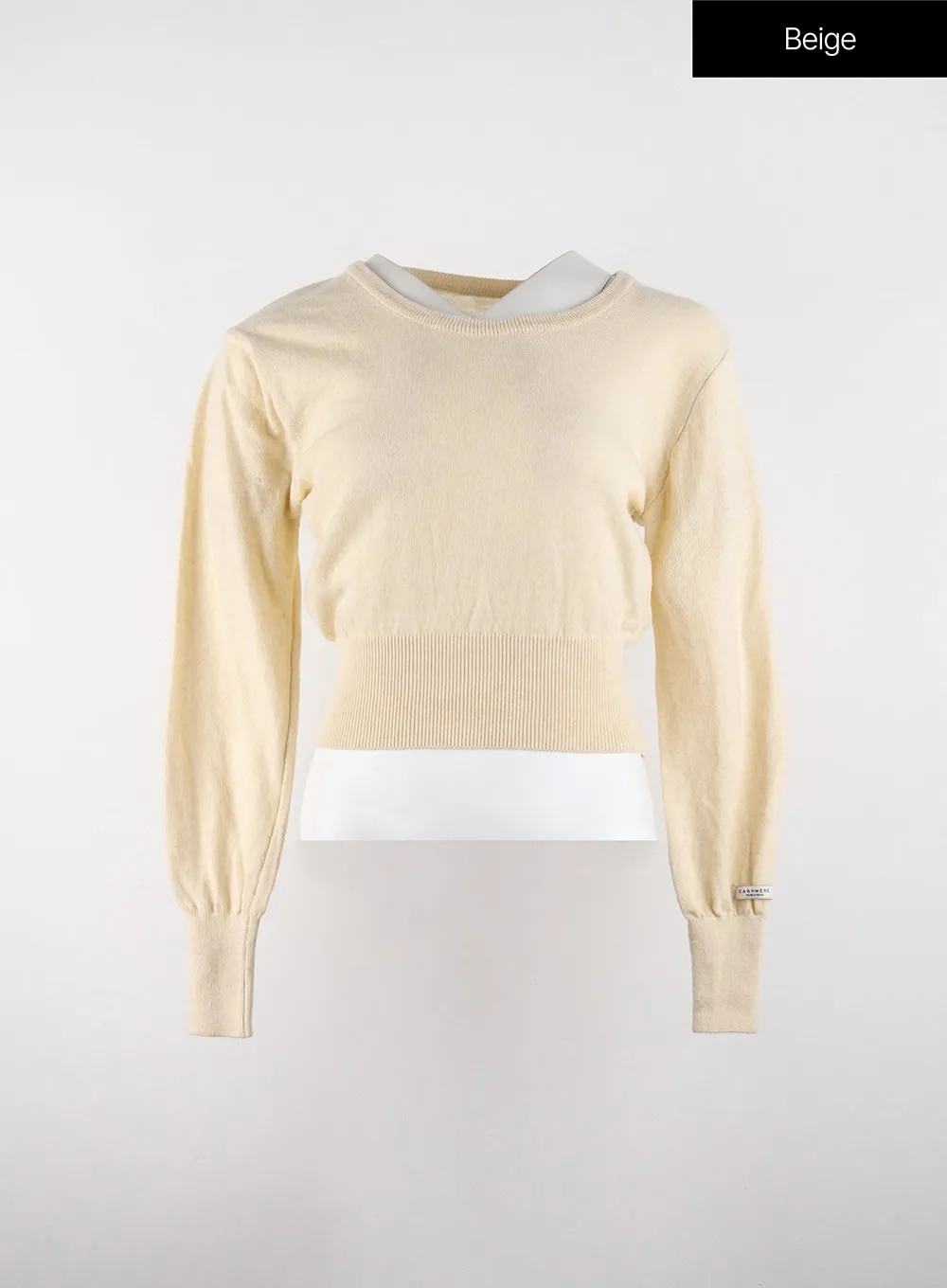 Cozy Cropped Knit Sweater OD320