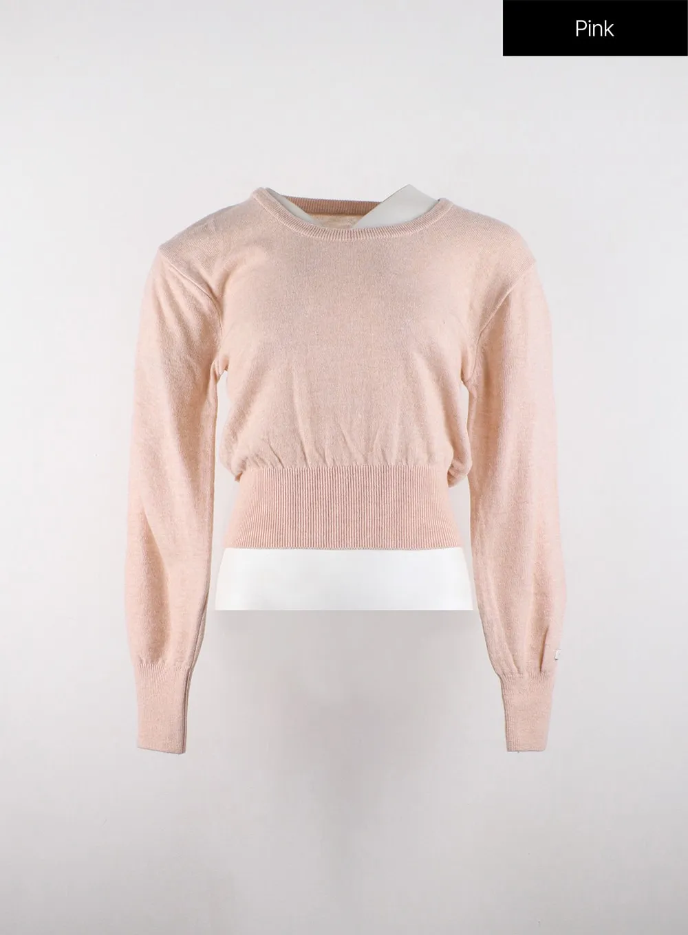 Cozy Cropped Knit Sweater OD320