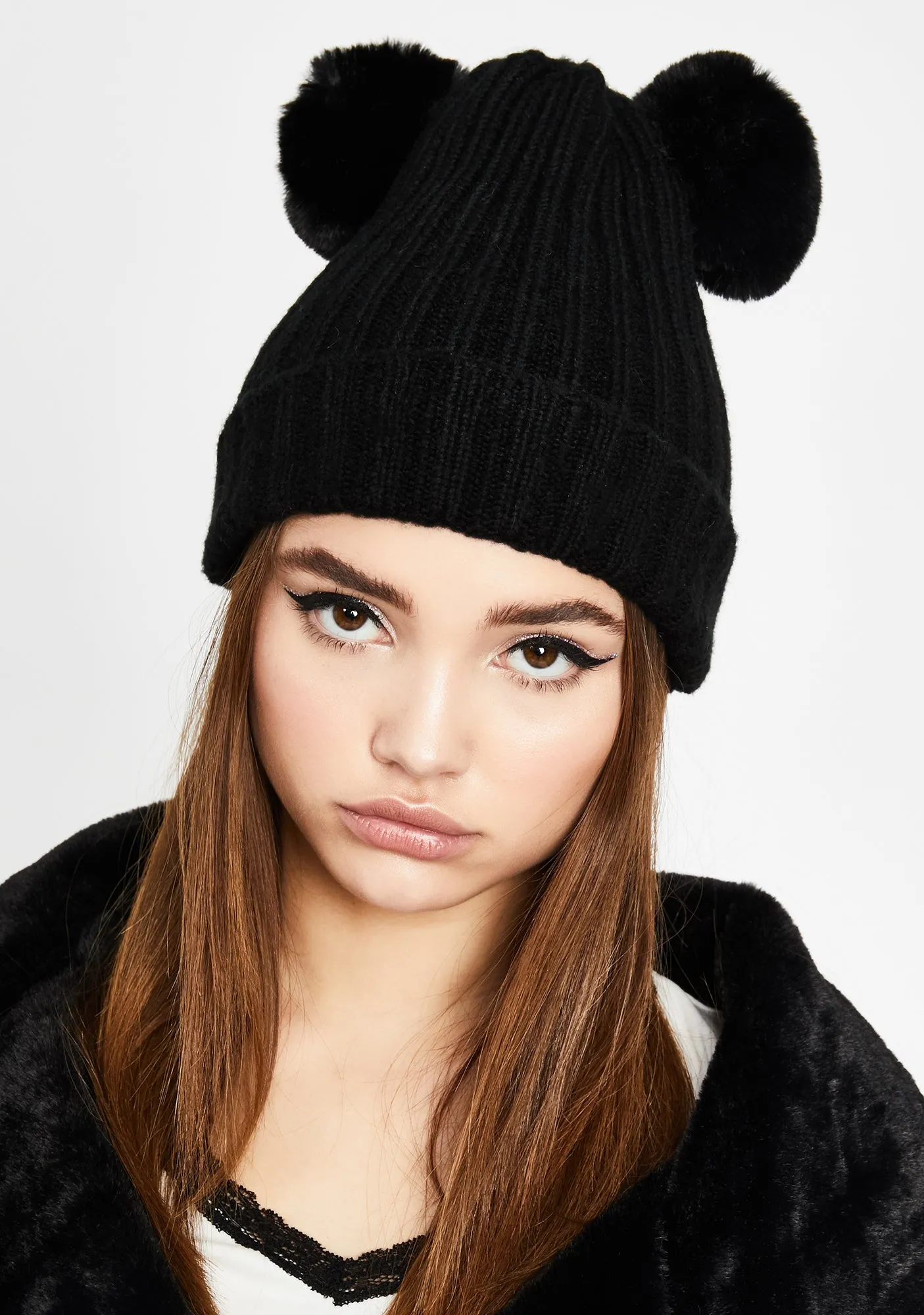 Cozy Thoughts Pom Pom Beanie