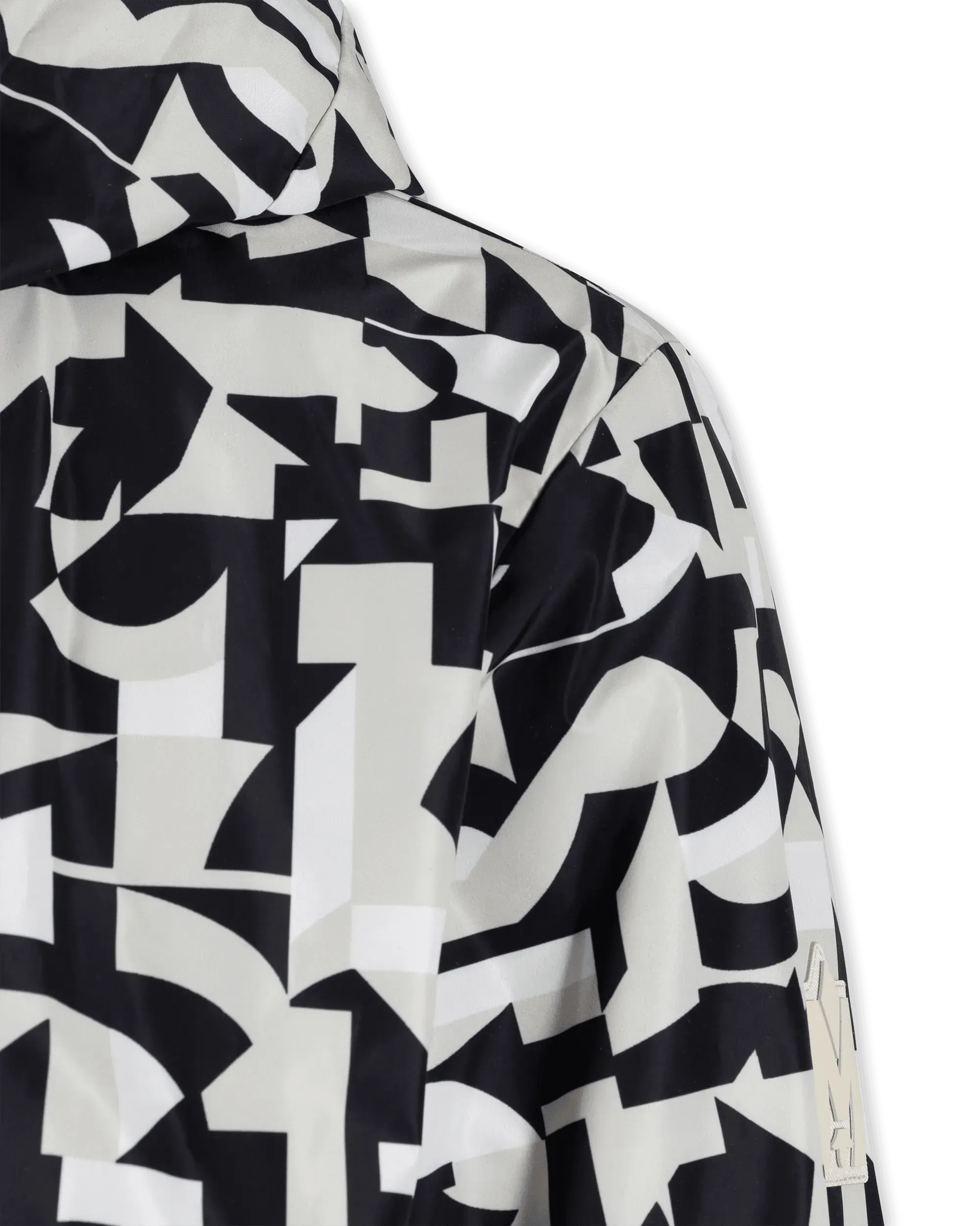 Delia Abstract Print Reversible Jacket