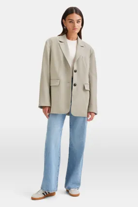 EVERYDAY TAILORING MULTIWAY OVERSIZED BLAZER - PISTACHIO