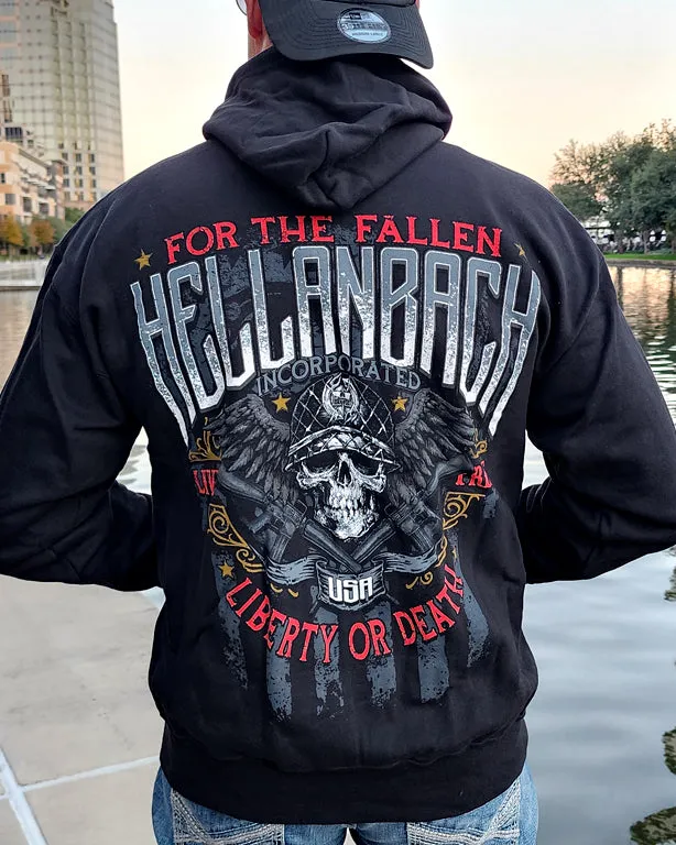 For The Fallen Zip-Up Hoodie