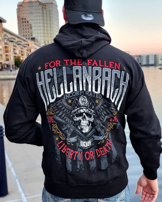 For The Fallen Zip-Up Hoodie