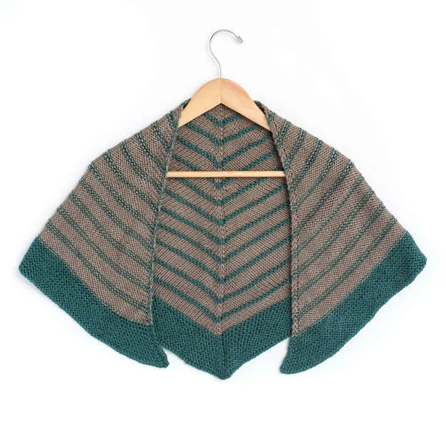 Free Cozy Striped Kerchief Pattern