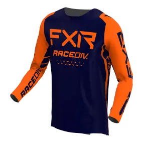 FXR Off-Road Jersey Midnight/Orange Blue