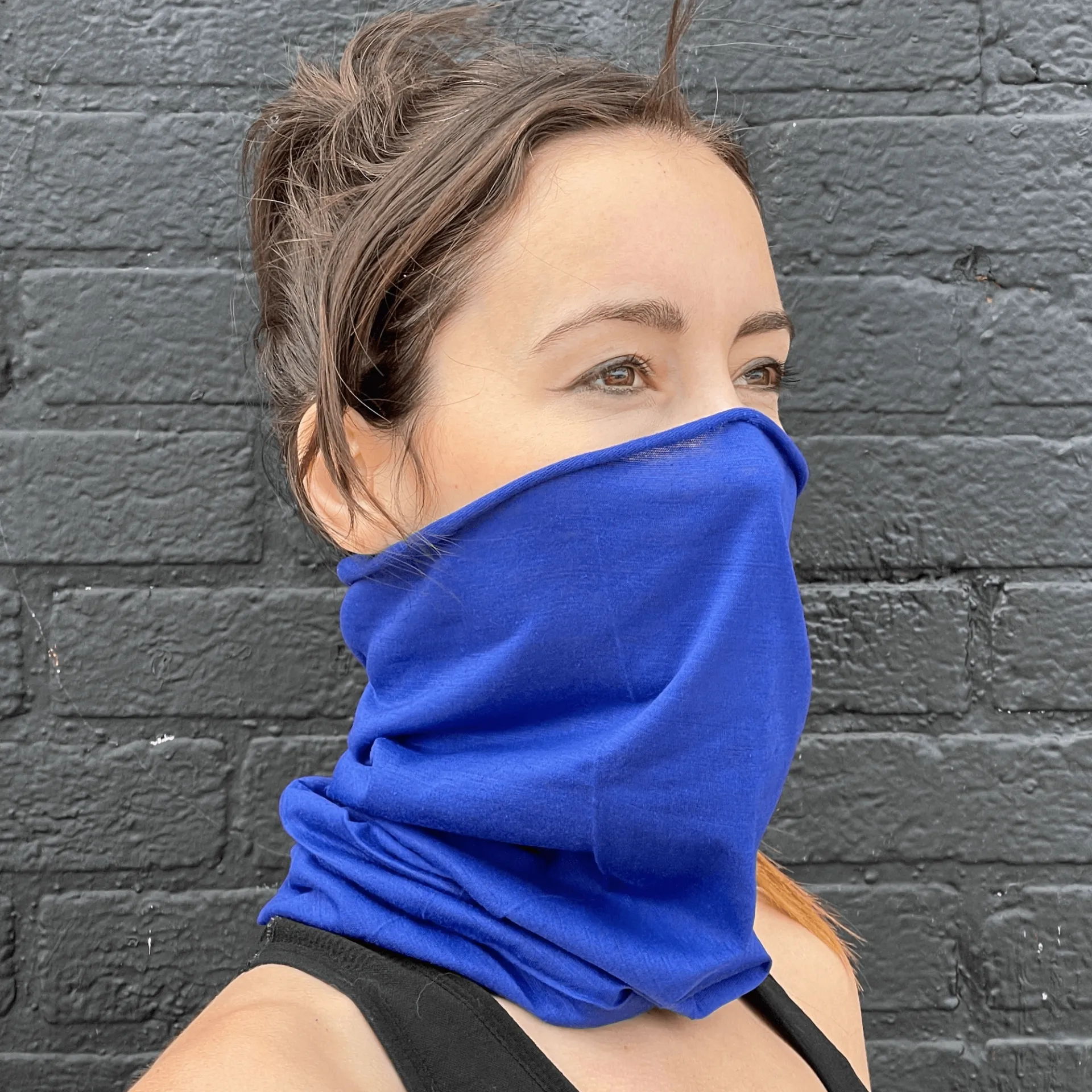 Hemless Neck Gaiter for Outdoor Activities