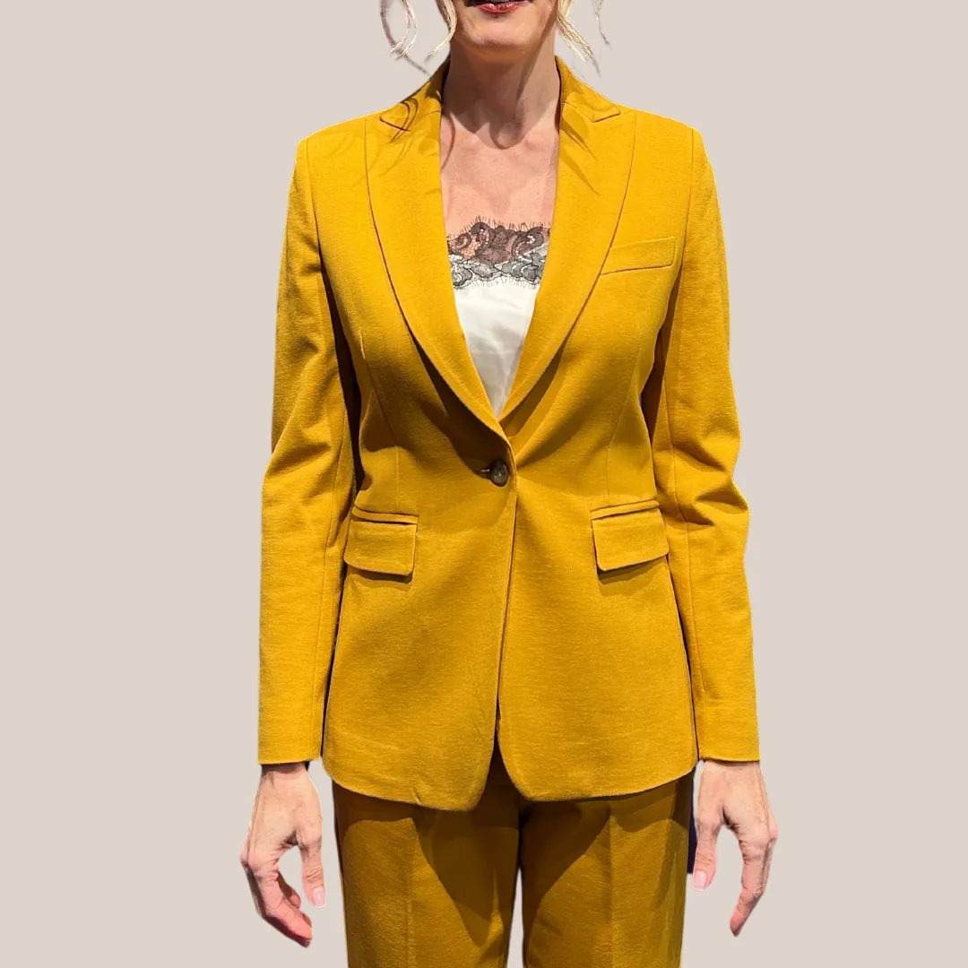 Jersey Blazer - Yellow