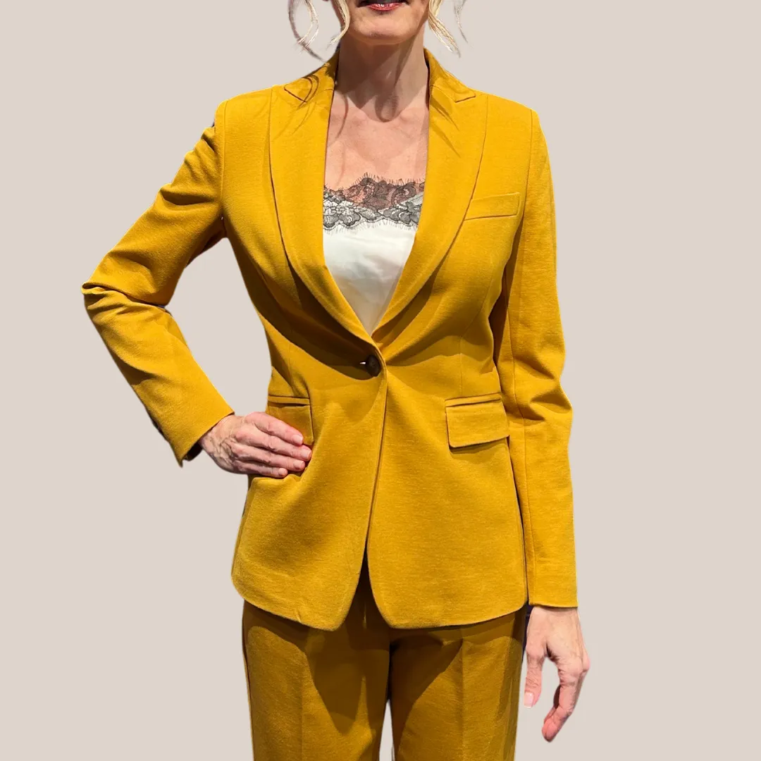 Jersey Blazer - Yellow