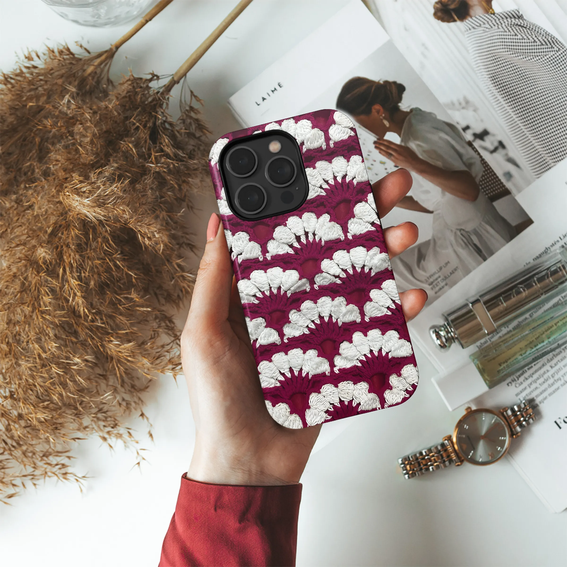 Knit Phone Case iPhone Samsung Cover Pixel 3843