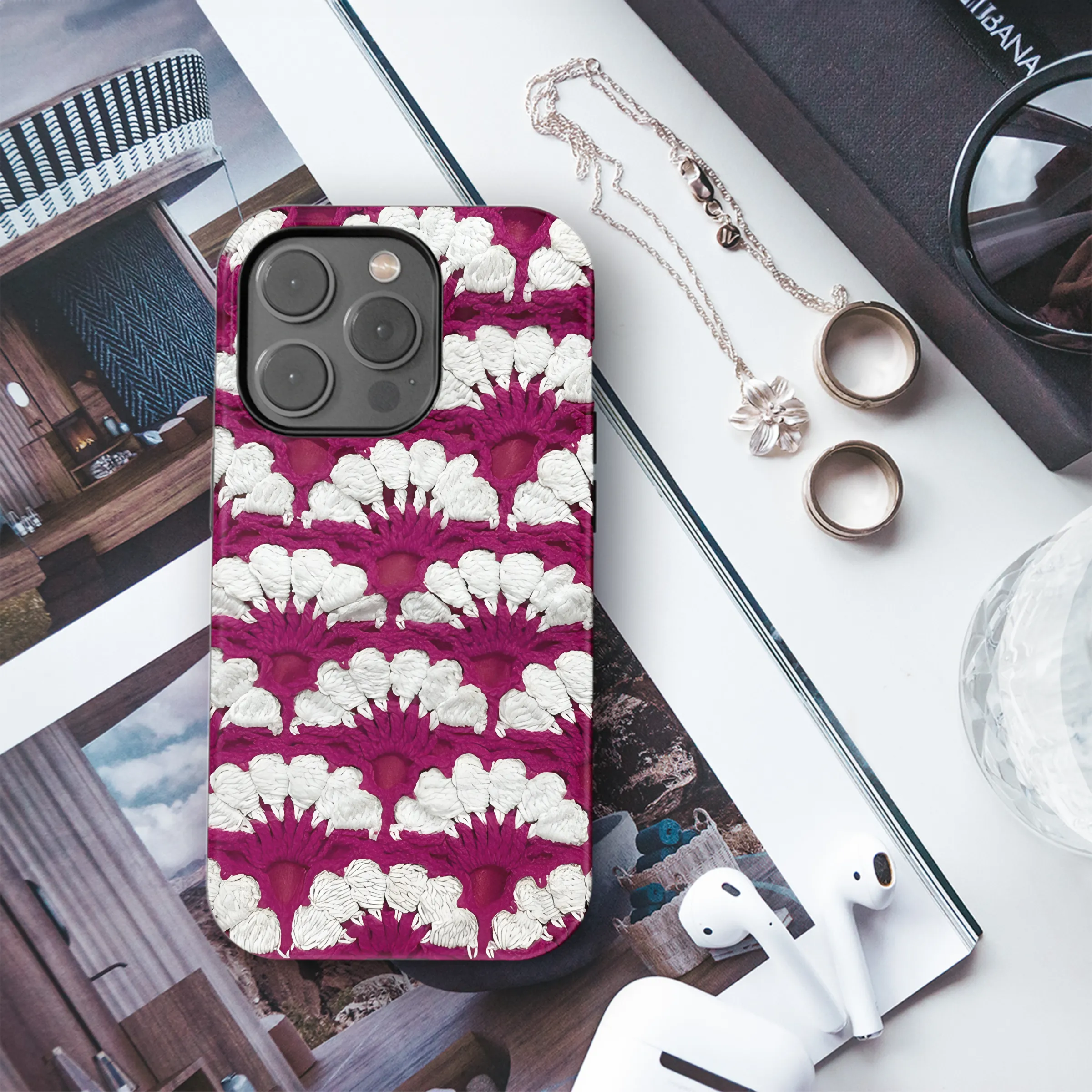 Knit Phone Case iPhone Samsung Cover Pixel 3843