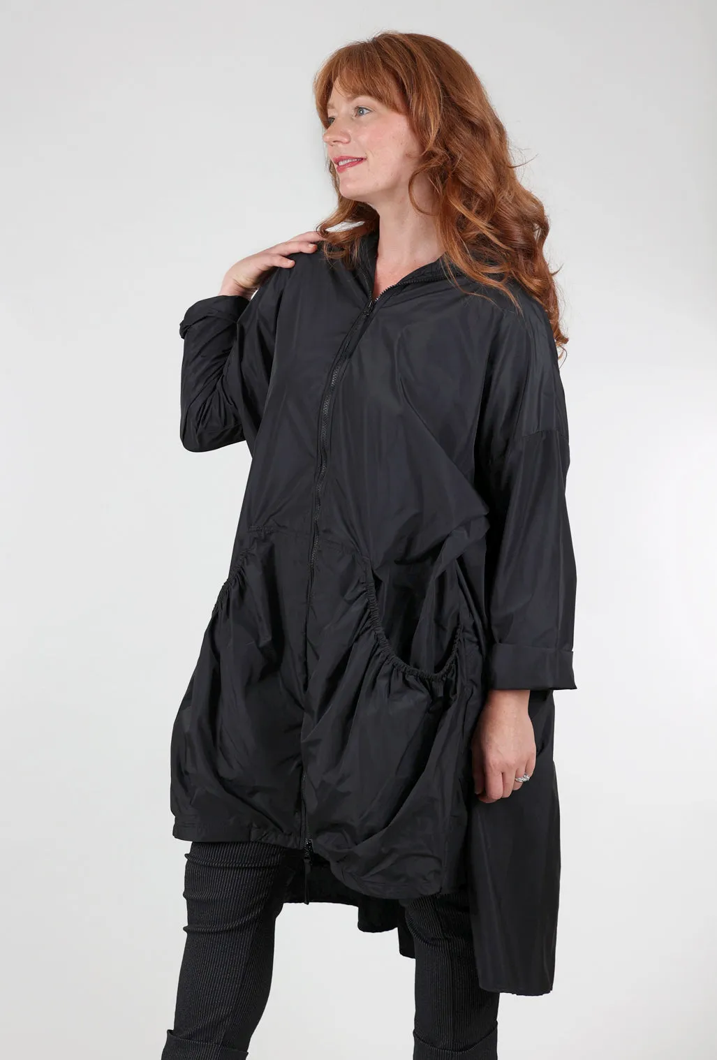 Let It Rain Jacket, Black