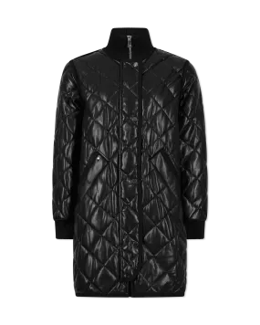 Liberty Vegan Leather Quilted Coat