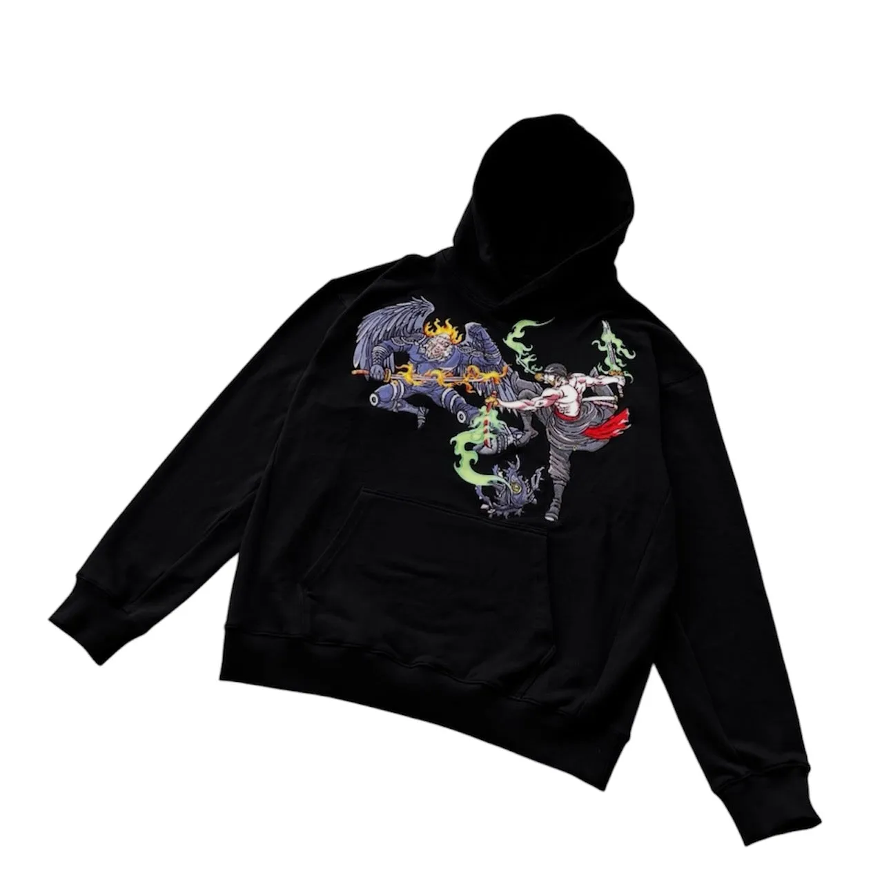 Luffy's Crew vs Kaido's Crew "KING VS ZORO" Embroidery Hoodie