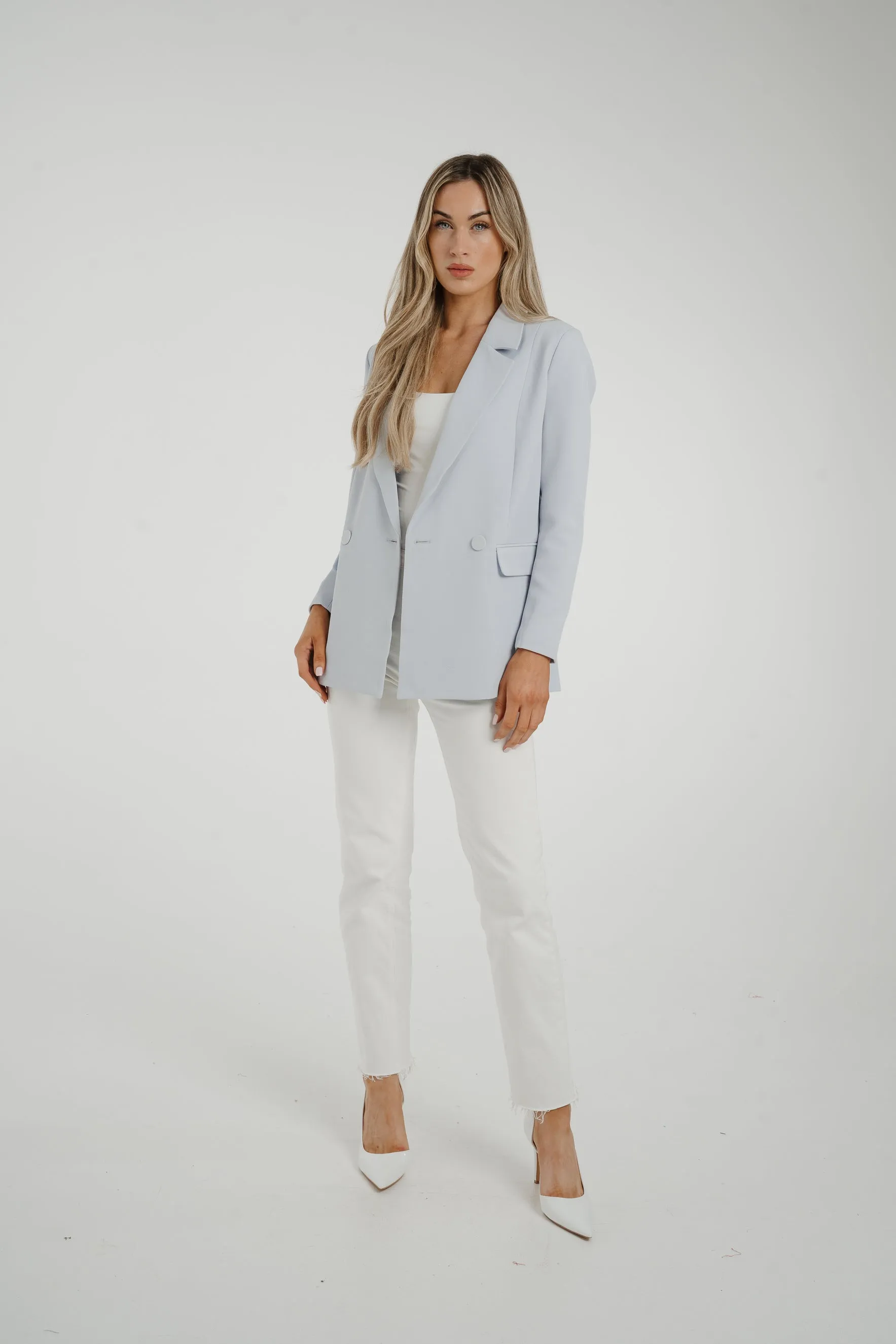 Maria Blazer In Sky Blue