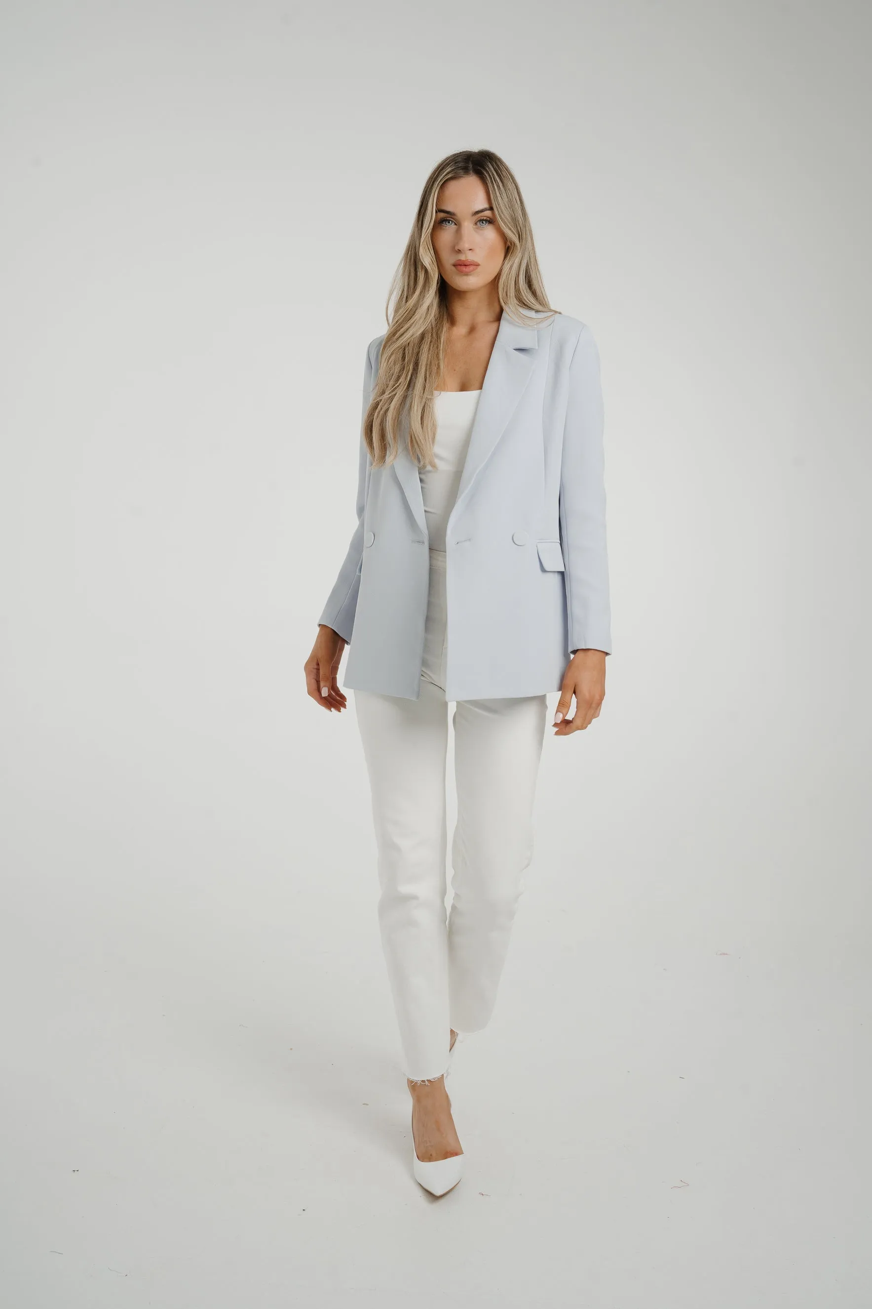 Maria Blazer In Sky Blue