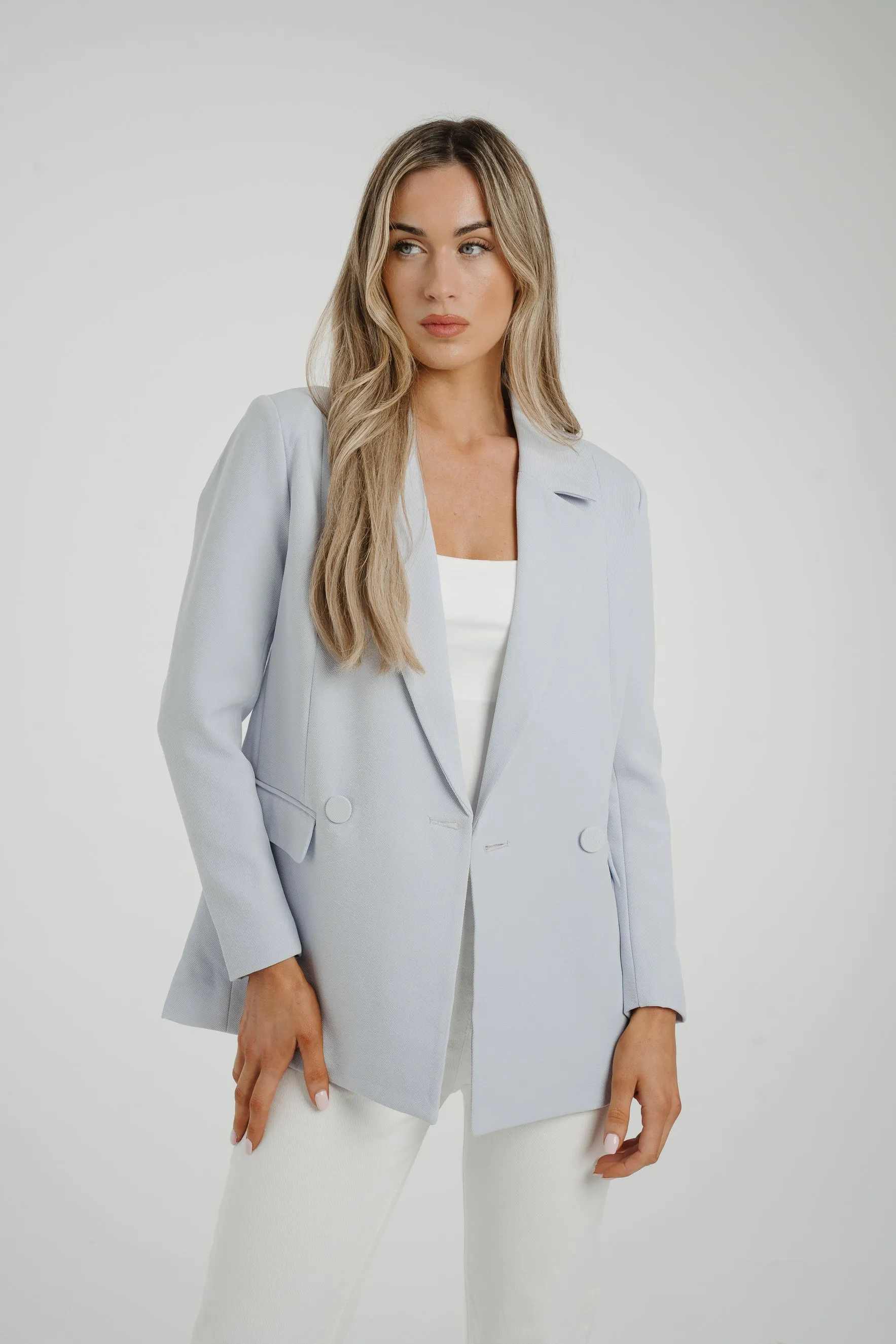 Maria Blazer In Sky Blue