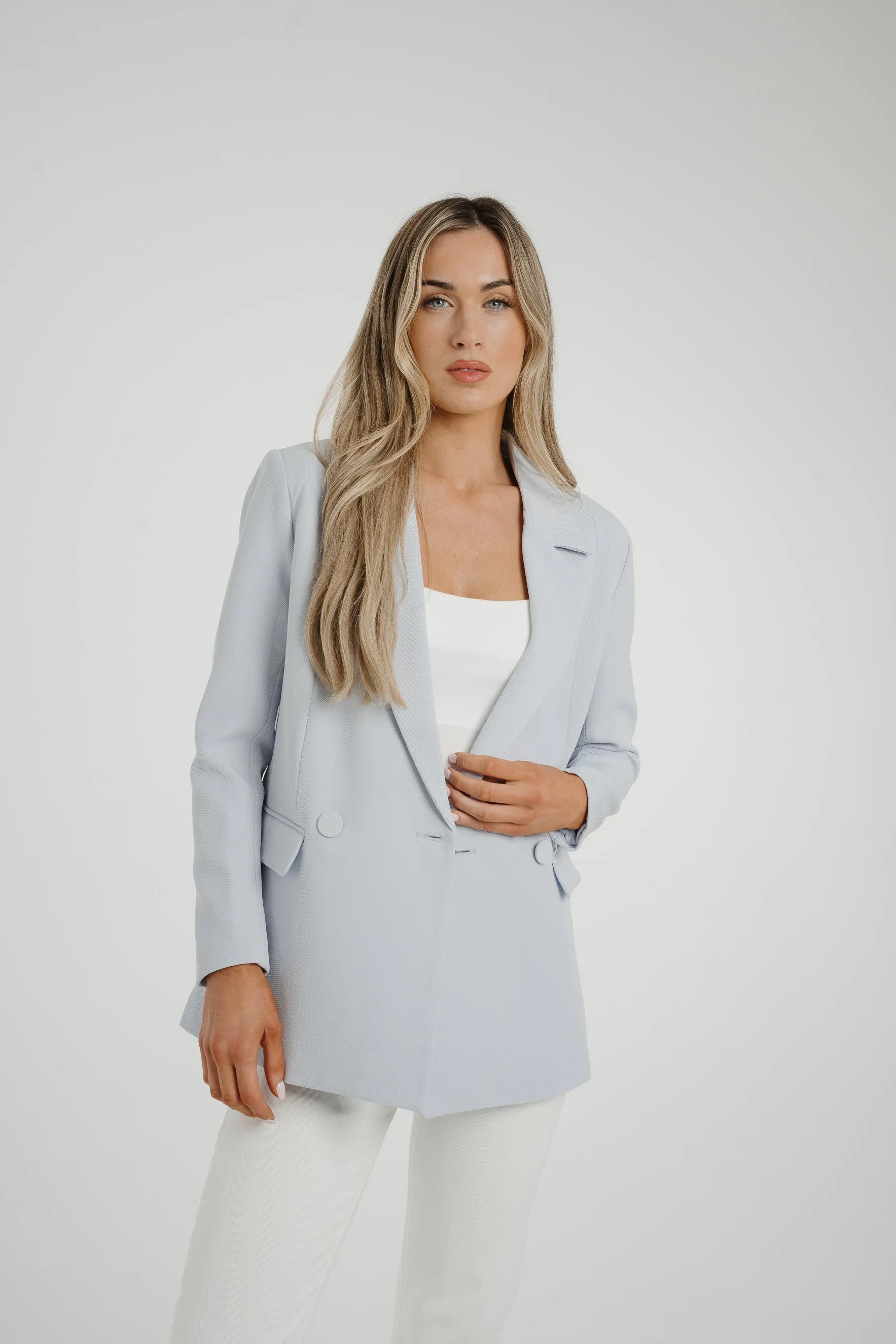 Maria Blazer In Sky Blue