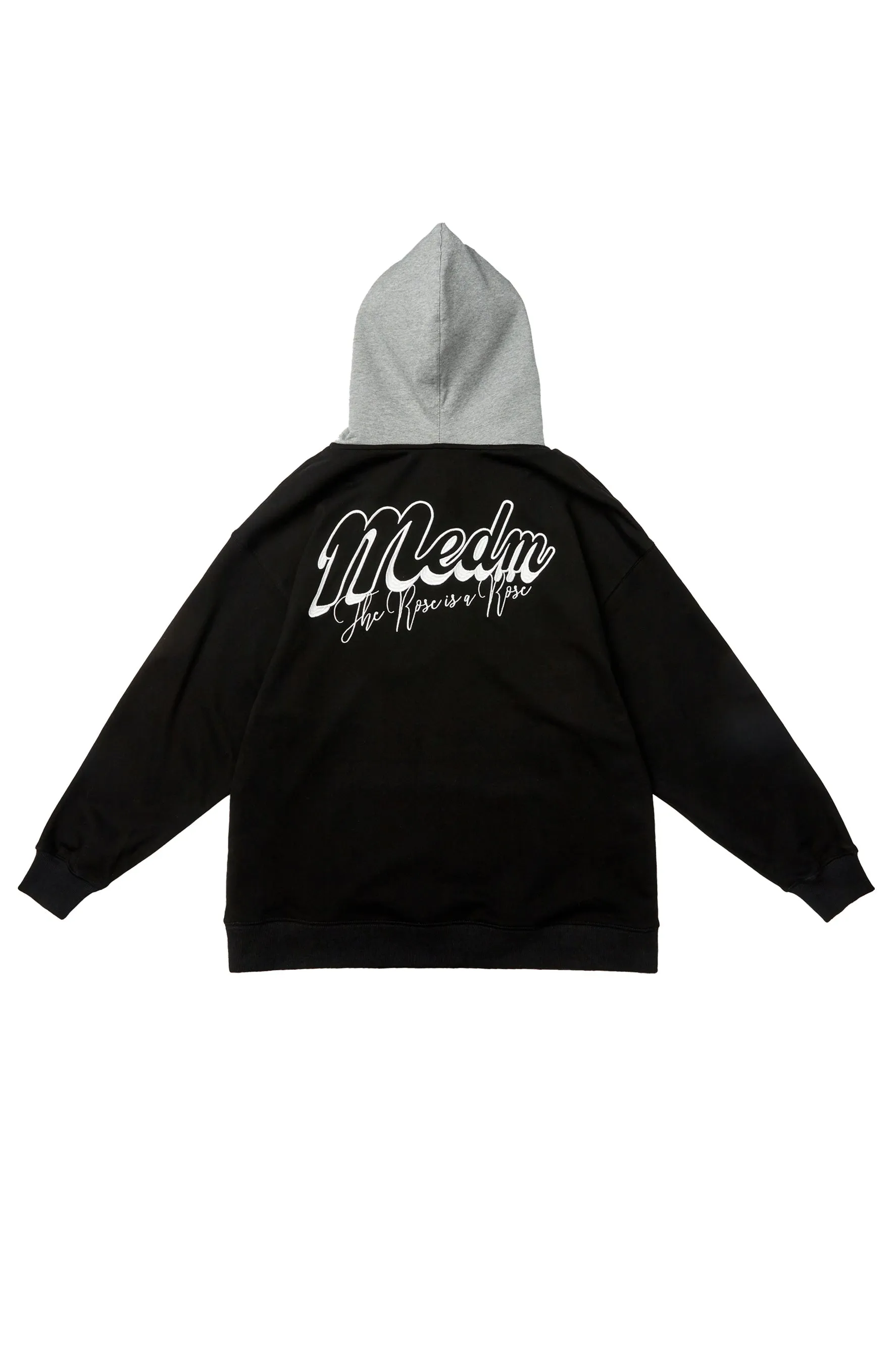 MEDM EMBROIDERED LOGO HOODIE