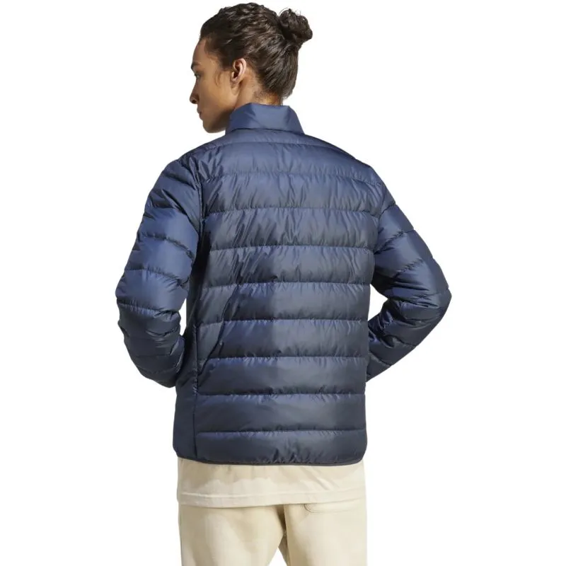 Men's adidas Navy Blue Essentials Light Down Jacket - Eco-Friendly Comfort & Style