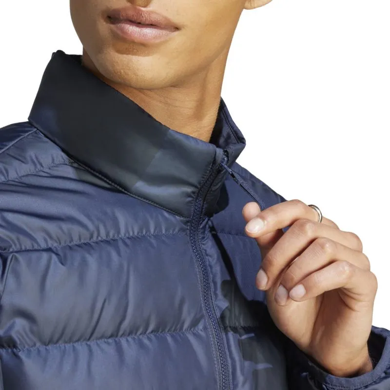 Men's adidas Navy Blue Essentials Light Down Jacket - Eco-Friendly Comfort & Style