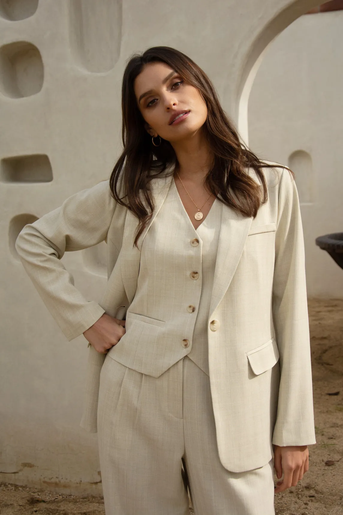 Mélange Tailored Blazer