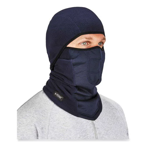 N-ferno 6823 Hinged Balaclava Face Mask, Fleece, One Size Fits Most, Navy, Ships In 1-3 Business Days