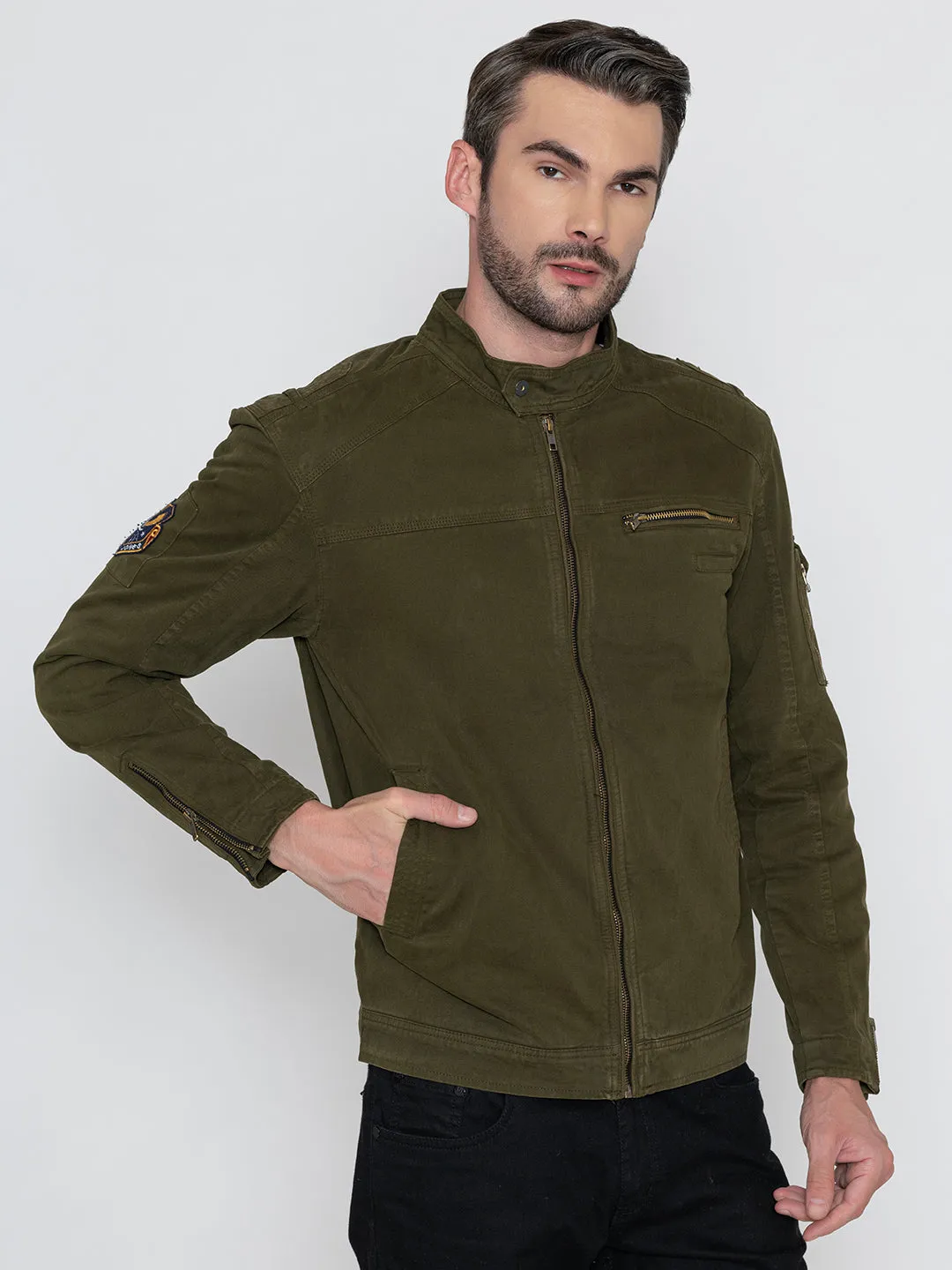 NEW DARK OLIVE  HARINGTON JACKET.