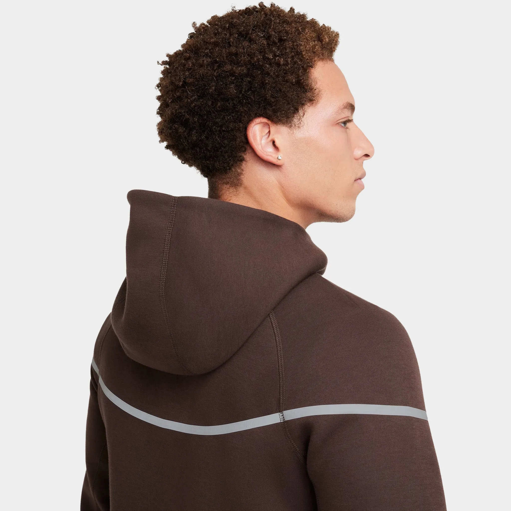 Nike Sportswear Tech Fleece Full-Zip Windrunner Baroque Brown / Bemis Silver