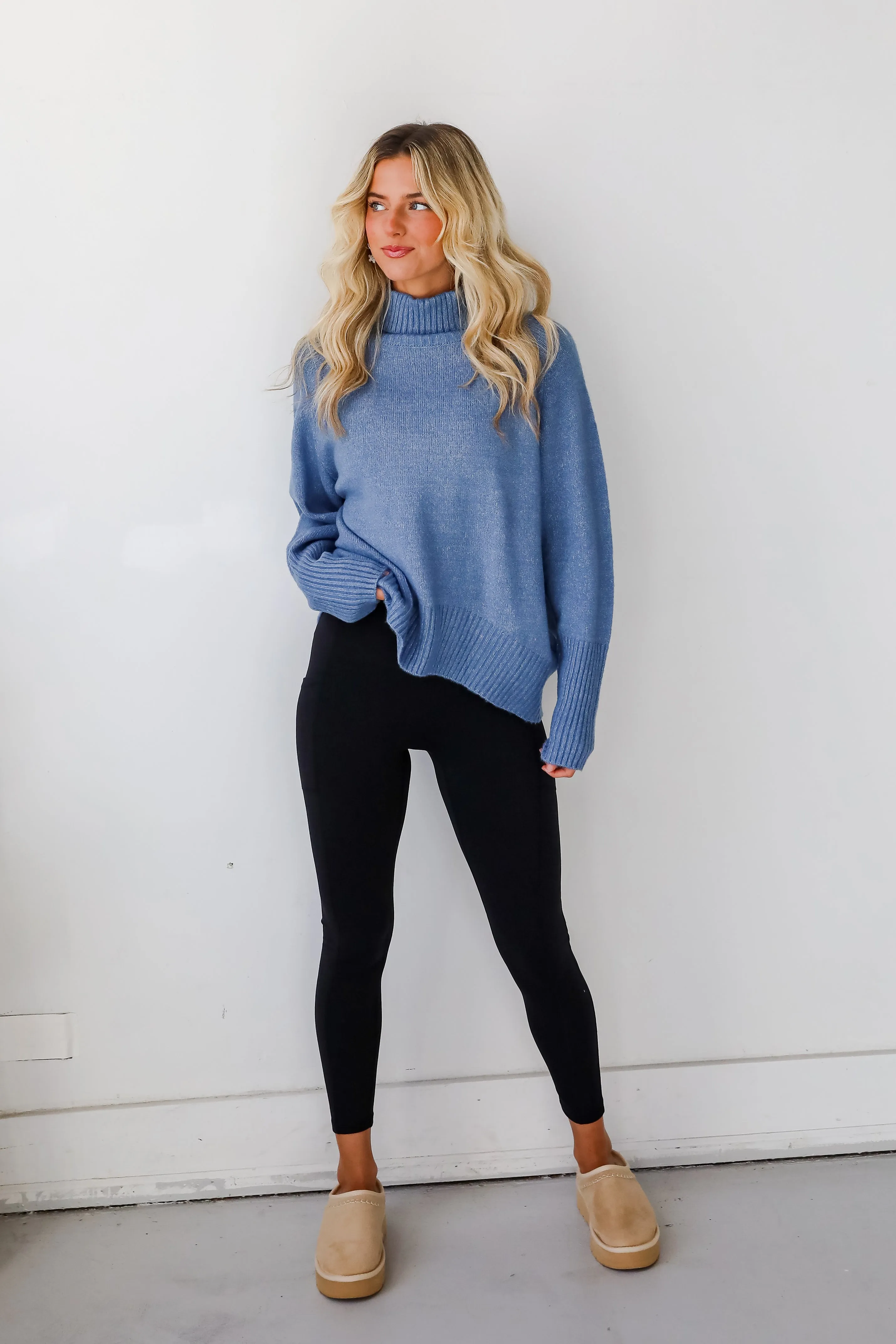 Notably Cozy Turtleneck Oversized Sweater - DOORBUSTER