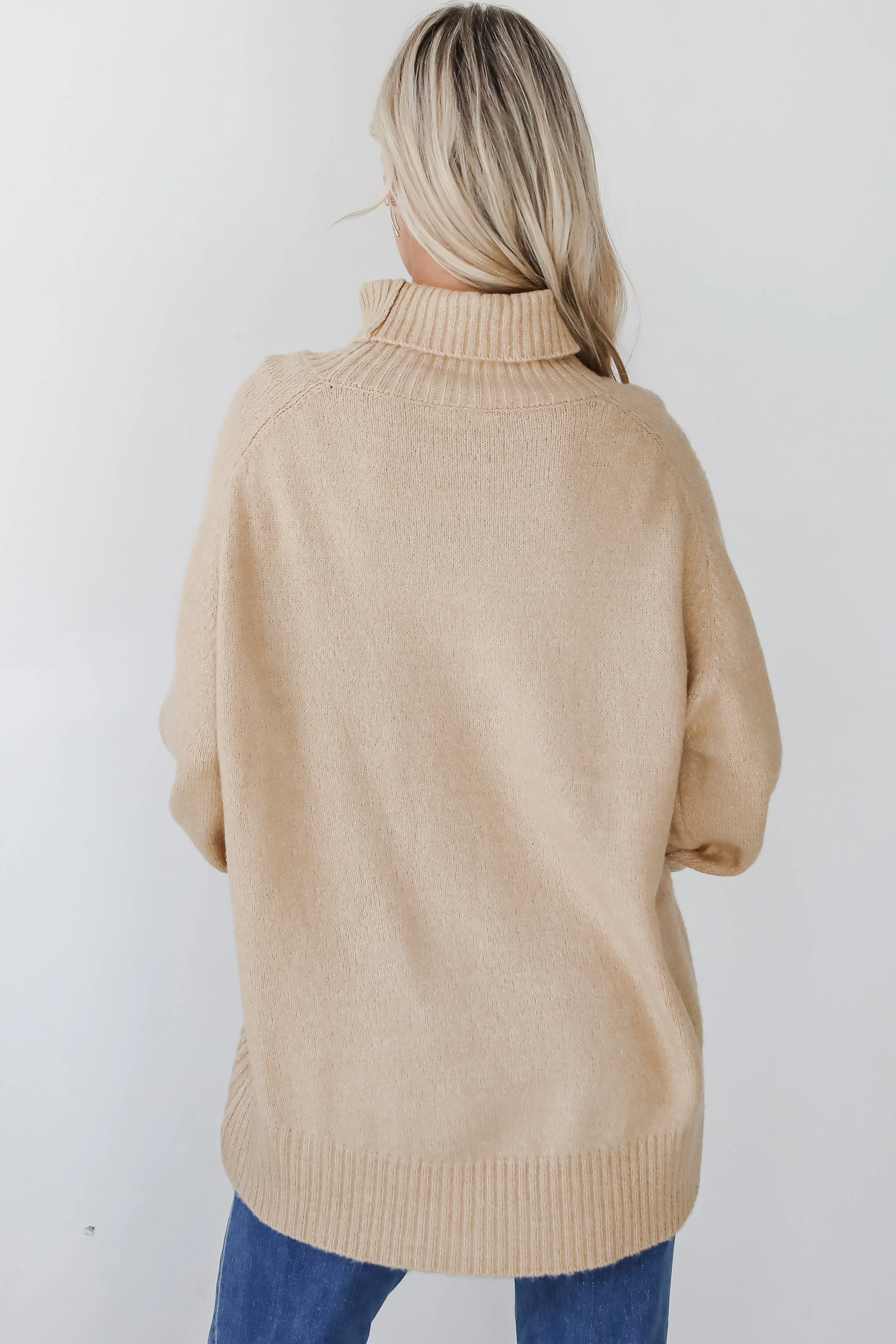 Notably Cozy Turtleneck Oversized Sweater - DOORBUSTER