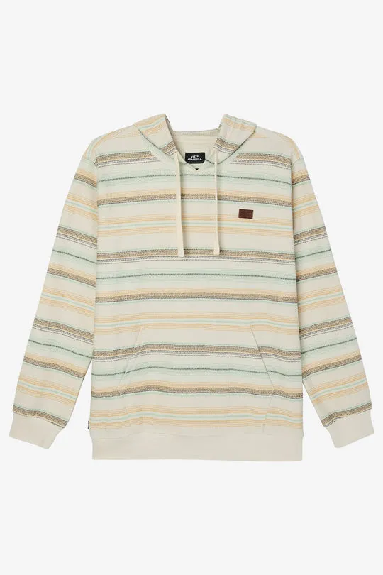 O'Neill Bavaro Stripe Pullover Sweatshirt-Cream