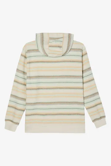 O'Neill Bavaro Stripe Pullover Sweatshirt-Cream