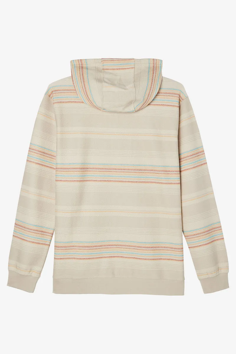 O'Neill Bavaro Stripe Pullover Sweatshirt-Light Khaki