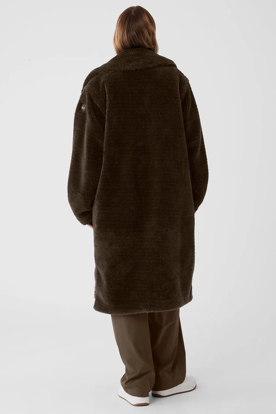 Oversized Sherpa Trench - Espresso